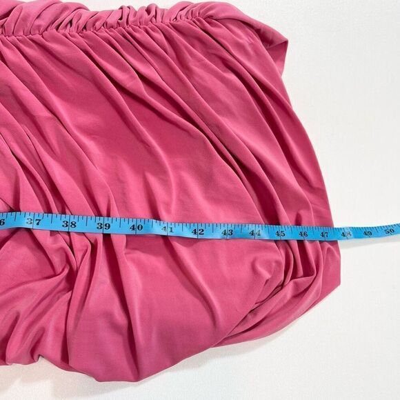 Aliétte Dress Womens Size 0 Pink Ruched Long-Sleeve Bodycon Cocktail - Picture 6 of 10